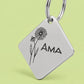 Daisy Birth Flower Dog Tag, April