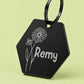 Daisy Birth Flower Dog Tag, April