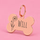 Poppy Birth Flower Dog Tag, August