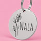Holly Berry Birth Flower Dog Tag, December
