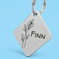 Holly Berry Birth Flower Dog Tag, December