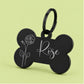 Rose Birth Flower Dog Tag, June