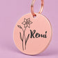 Daffodil Birth Flower Dog Tag, March
