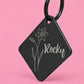 Daffodil Birth Flower Dog Tag, March