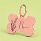 Lily of the Valley Birth Flower Dog Tag, May