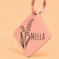Lily of the Valley Birth Flower Dog Tag, May