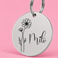 Cosmos Birth Flower Dog Tag, October