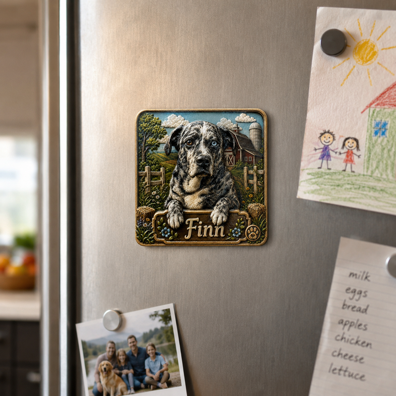 Personalized pet magnet