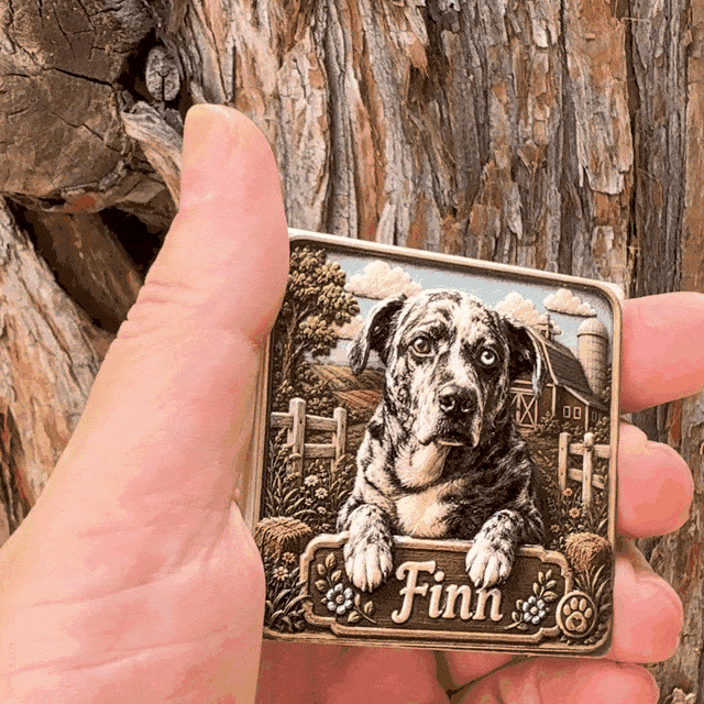 Custom 3D pet magnet