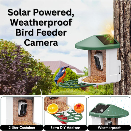 Bird Feeder - PawFurEver Smart Bird Feeder with Camera