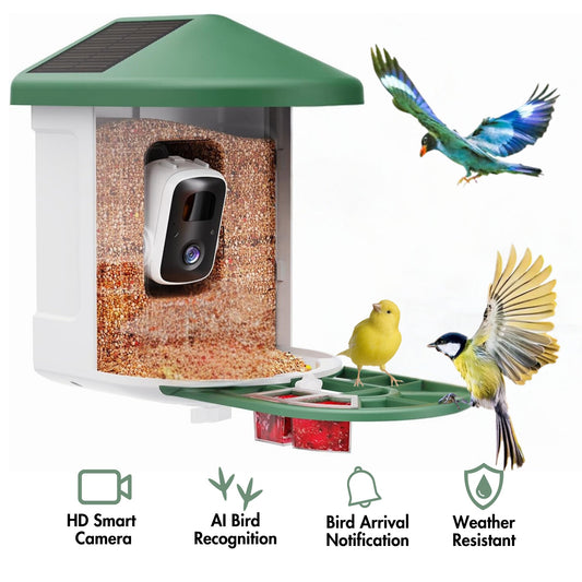 Bird Feeder - PawFurEver Smart Bird Feeder with Camera