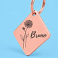 Birth Flower Dog Tag - Chrysanthemum Birth Flower Dog Tag, November