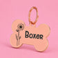 Birth Flower Dog Tag - Cosmos Birth Flower Dog Tag, October