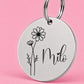 Birth Flower Dog Tag - Cosmos Birth Flower Dog Tag, October