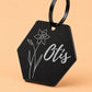 Birth Flower Dog Tag - Daffodil Birth Flower Dog Tag, March