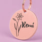 Birth Flower Dog Tag - Daffodil Birth Flower Dog Tag, March