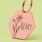 Birth Flower Dog Tag - Daffodil Birth Flower Dog Tag, March