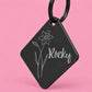 Birth Flower Dog Tag - Daffodil Birth Flower Dog Tag, March