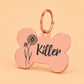 Birth Flower Dog Tag - Daisy Birth Flower Dog Tag, April