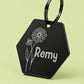 Birth Flower Dog Tag - Daisy Birth Flower Dog Tag, April