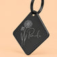 Birth Flower Dog Tag - Daisy Birth Flower Dog Tag, April