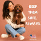Birth Flower Dog Tag - Holly Berry Birth Flower Dog Tag, December
