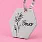 Birth Flower Dog Tag - Holly Berry Birth Flower Dog Tag, December