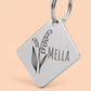 Birth Flower Dog Tag - Lily of the Valley Birth Flower Dog Tag, May