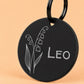 Birth Flower Dog Tag - Lily of the Valley Birth Flower Dog Tag, May