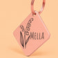 Birth Flower Dog Tag - Lily of the Valley Birth Flower Dog Tag, May