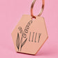 Birth Flower Dog Tag - Lily of the Valley Birth Flower Dog Tag, May
