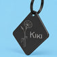 Birth Flower Dog Tag - Morning Glory Birth Flower Dog Tag, September