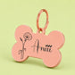 Birth Flower Dog Tag - Morning Glory Birth Flower Dog Tag, September