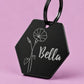 Birth Flower Dog Tag - Morning Glory Birth Flower Dog Tag, September