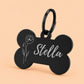 Birth Flower Dog Tag - Poppy Birth Flower Dog Tag, August