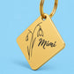Birth Flower Dog Tag - Snowdrop Birth Flower Dog Tag, January