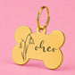 Birth Flower Dog Tag - Snowdrop Birth Flower Dog Tag, January