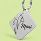 Birth Flower Dog Tag - Snowdrop Birth Flower Dog Tag, January
