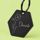Birth Flower Dog Tag - Violet Birth Flower Dog Tag, February