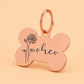 Birth Flower Dog Tag - Water Lily Birth Flower Dog Tag, July