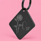 Birth Flower Dog Tag - Water Lily Birth Flower Dog Tag, July