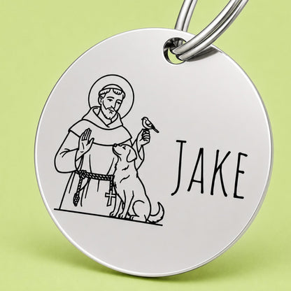 Engraved Tags - Blessed Engraved Dog Tag