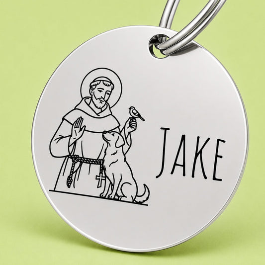 Engraved Tags - Blessed Engraved Dog Tag