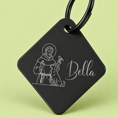 Engraved Tags - Blessed Engraved Dog Tag