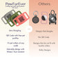 Black QR AirTag holder 2 pack, second view