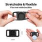 AirTag collar holder with waterproof cover, opened to show AirTag chamber