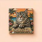 Beach Sunset Custom Pet Magnet