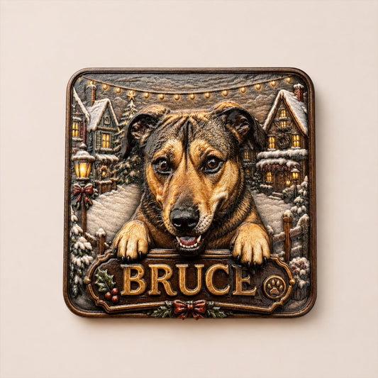 Magnet - Holiday Village Custom Pet Magnet