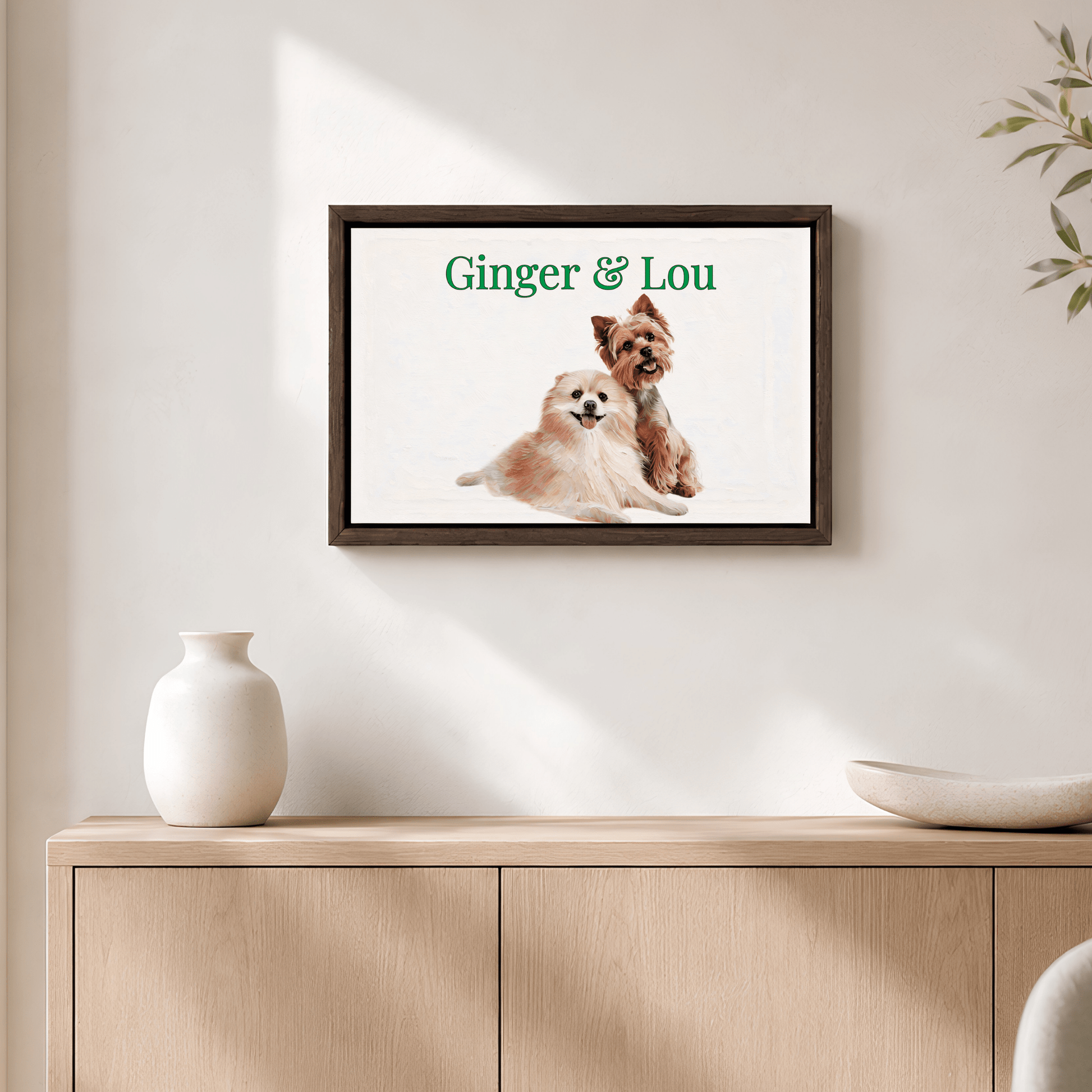 Pet Portrait - Custom Oil Painting Pet Portrait from Photo | Fine Art Dog & Cat Canvas