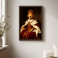 Pet Portrait - Custom Renaissance Pet Portrait Canvas | Royal King Dog & Cat Art from Photo